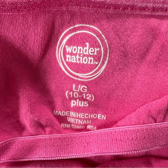 Bundle of 4 Girls Camis from Wonder Nation size Large 10-12 - Picture 2 of 2